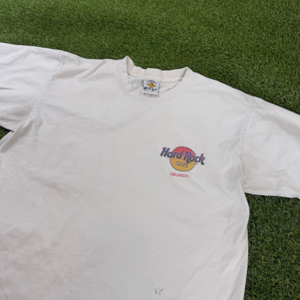 Hard‎ Rock Cafe White Short Sleeve Tee